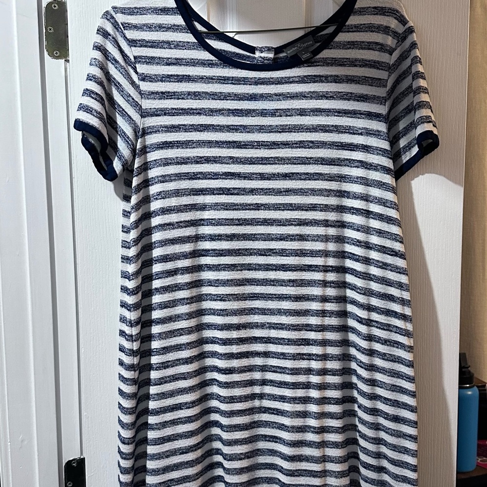 Striped T-Shirt Dress